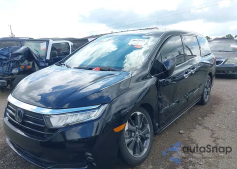 2022 Honda Odyssey Elite from USA, damaged, VIN 5FNRL6H98NB026410